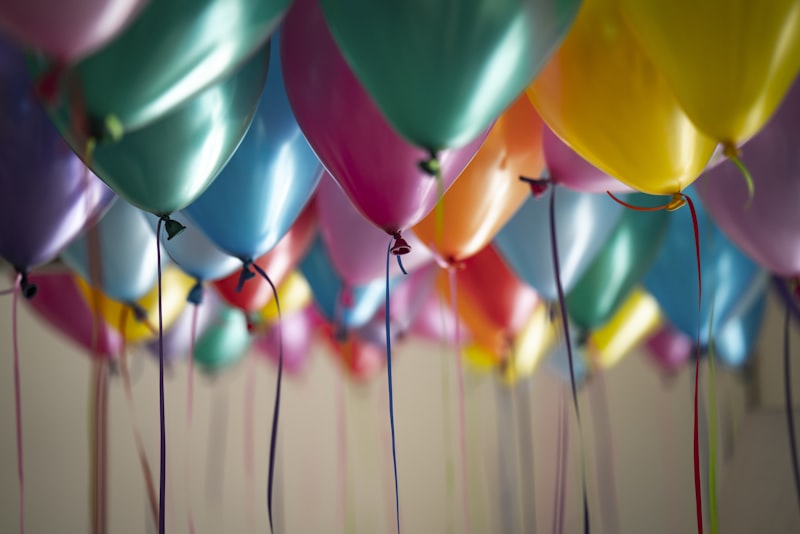 Kids spa party setup